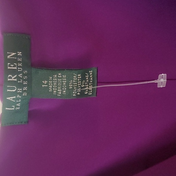 Ralph Lauren Electric Dress sz 14 - Picture 5 of 7